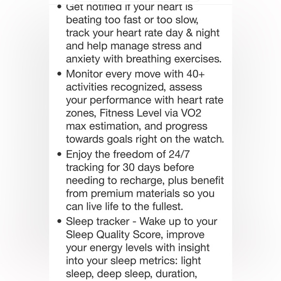 WITHINGS NWT scanwatch hybrid smartwatch -light sand -30 day battery life - Picture 10 of 16